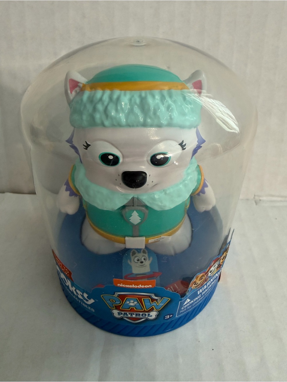 Paw Patrol Tiny Book Collectible Series Everest Action Figure with Dome Capsule